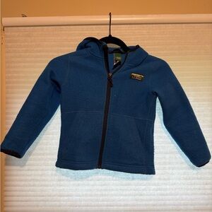 L.L. Bean Kids Blue Hooded Fleece